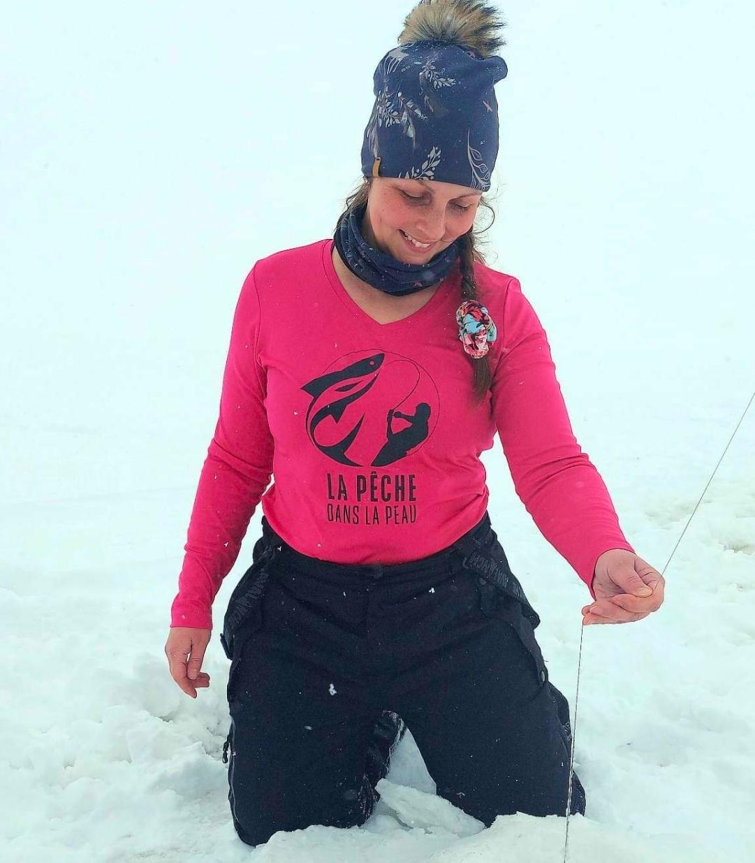 Chandail Dryfit à manches longues - Pêche